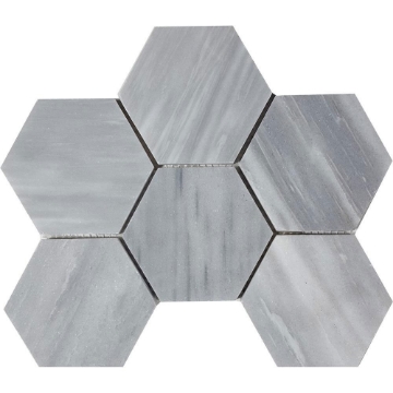 Picture of Tesoro - Pietra Antica Antiqued Stones Hexagon Mosaic 4 Cirrus Dolomiti