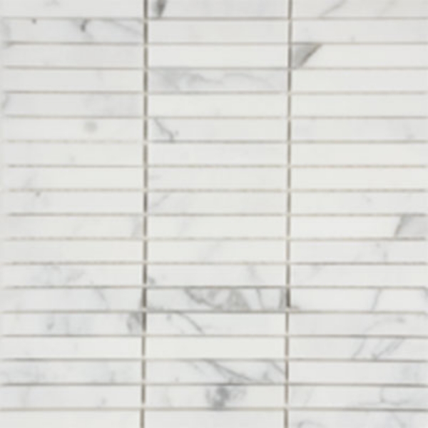 Picture of Tesoro - Metropolitan Stone Stacked Mosaic 1 x 4 Calacatta Gold