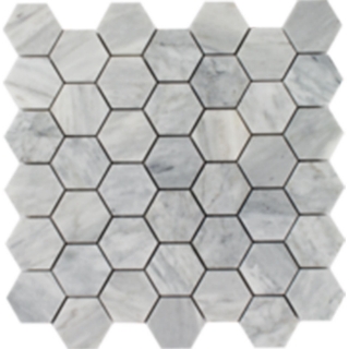 Picture of Tesoro - Metropolitan Stone Hexagon Mosaic Deep Blue