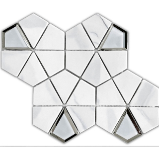 Picture of Emser Tile - LAmour White Kaleidoscope