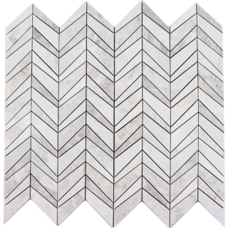 Picture of Tesoro - Metropolitan Waterjet Mosaics Chevron