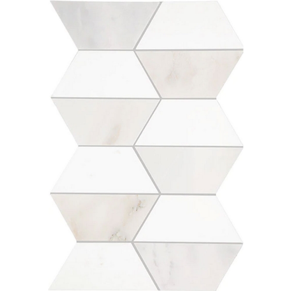 Picture of Daltile - Perfit Mosaix Paradise Thassos Half Hex Polished