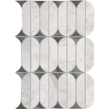 Picture of Daltile - Perfit Mosaix Ashen Palissandro Carrara White Spring Polished