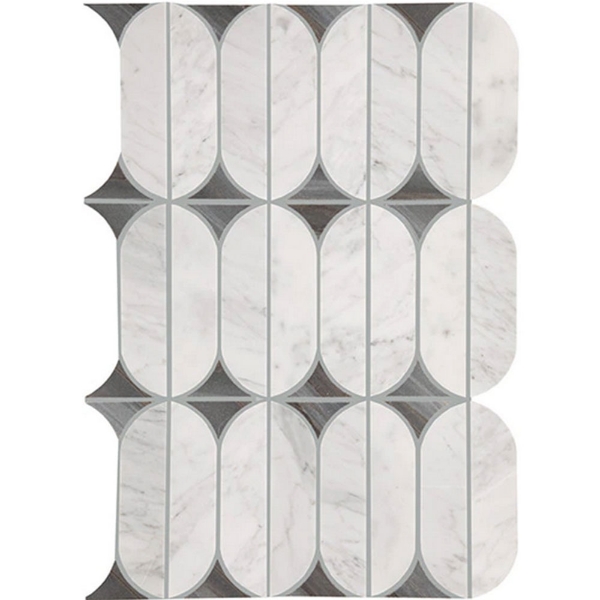 Picture of Daltile - Perfit Mosaix Ashen Palissandro Carrara White Spring Polished