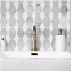 Picture of Daltile - Perfit Mosaix Saran White Thassos Reverse Polished