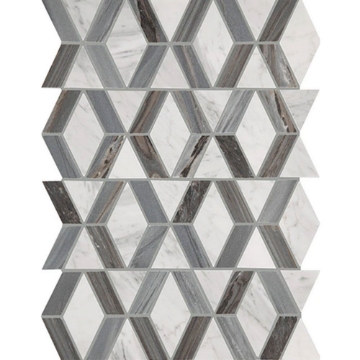 Picture of Daltile - Perfit Mosaix Ashen Palissandro Carrara White Hinge Polished