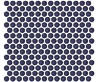 Picture of Emser Tile - Savvy Penny Mosaic Navy