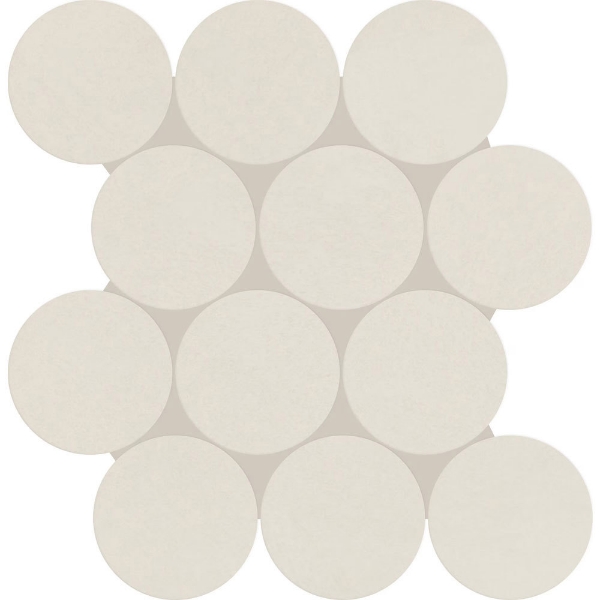 Picture of Daltile - Indoterra Circle Mosaic White Desert