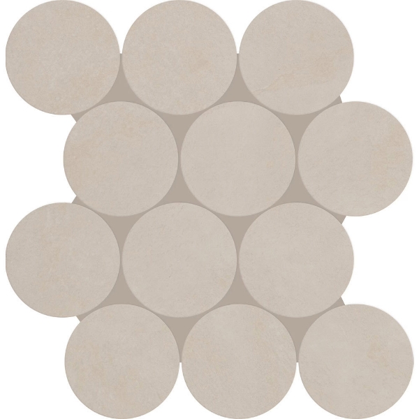 Picture of Daltile - Indoterra Circle Mosaic Natural