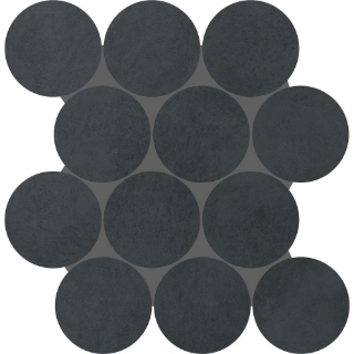 Picture of Daltile - Indoterra Circle Mosaic Volcanic Ash