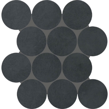 Picture of Daltile - Indoterra Circle Mosaic Volcanic Ash
