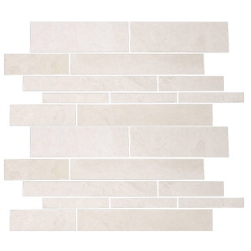 Picture of Tesoro - Ice Random Linear Mosaic Ice Beige