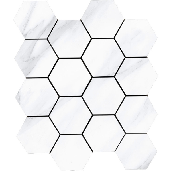 Picture of Tesoro - Lucca Hexagon Mosaic Volakis Polished