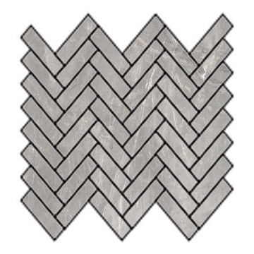 Picture of Tesoro - La Dolce Vita Mosaic Herringbone Brigitte Grigio