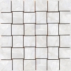 Picture of Tesoro - Mother of Pearl Basketweave Mosaic Silver Polished