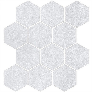 Picture of Tesoro - Titanium Hexagon Mosaic Icerock