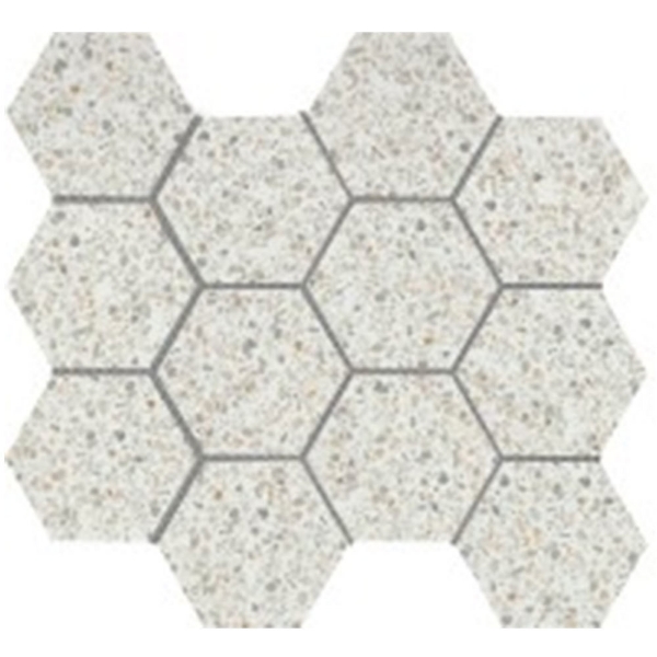 Picture of Emser Tile - Fragmento Hex Mosaic White Small Speckle