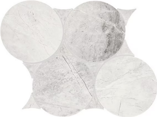 Picture of Daltile - Eclessia Circle Mosaic Cristallo