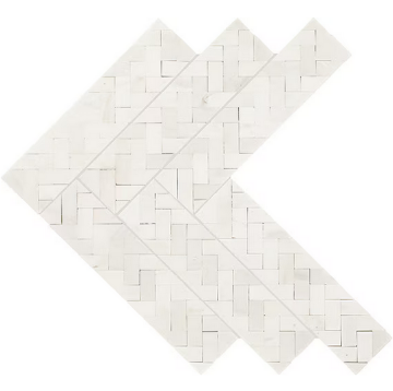 Picture of Daltile - Eclessia Double Herringbone Mosaic Pacifica