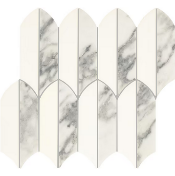 Picture of Daltile - Eclessia Feather Mosaic Arabescato Argento Blend