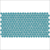 Picture of Daltile - Keystones Organic Penny Rounds Ocean Blue