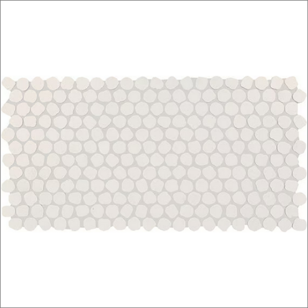 Picture of Daltile - Keystones Organic Penny Rounds Arctic White