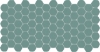 Picture of Daltile - Keystones Organic Hexagon Aegean