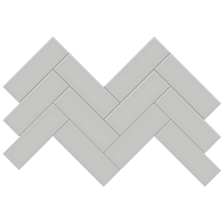Picture of Tesoro - Soho Herringbone Mosaic Loft Grey Matte