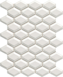 Picture of Emser Tile - Catch Mosaic Beveled Hexagon Gray