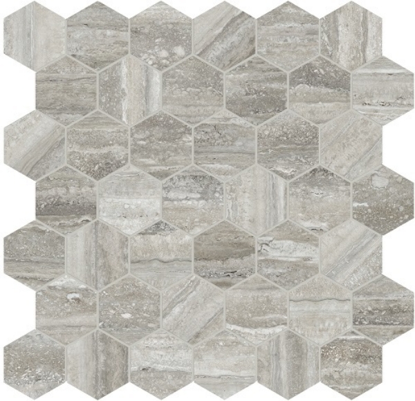 Picture of Tesoro - La Marca 2 Hex Mosaic Matte Travertino Instrata