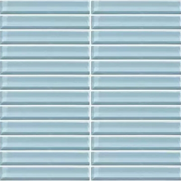 Picture of Daltile - Color Wave Classic Colors Mosaic 1 x 6 Blue Lagoon