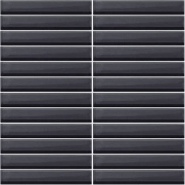 Picture of Daltile - Color Wave Classic Colors Mosaic 1 x 6 Nine Iron