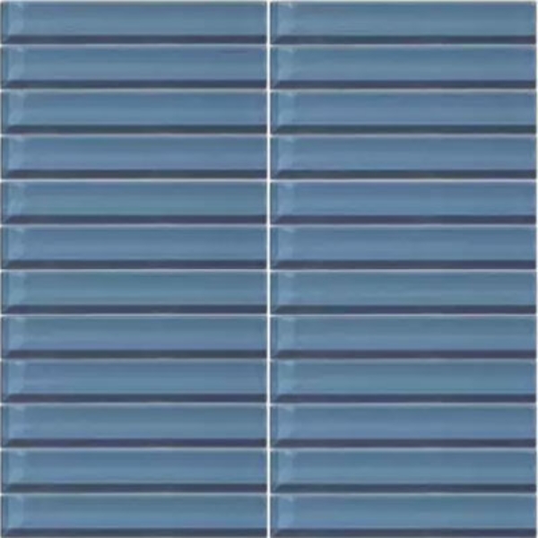 Picture of Daltile - Color Wave Classic Colors Mosaic 1 x 6 Twilight Blue