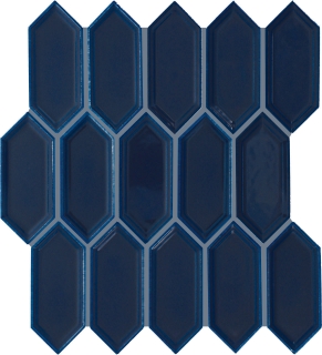 Picture of Daltile - Luminique Picket Mosaic Navy