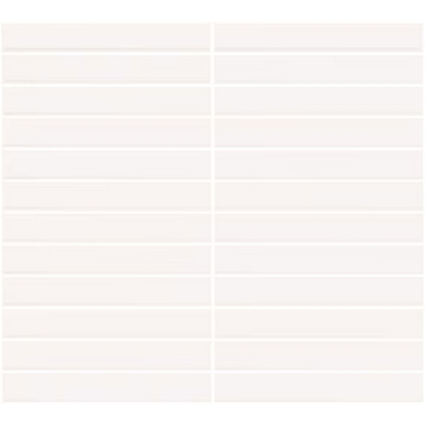 Picture of Daltile - Color Wheel Mosaic Straight Joint 1 x 6 Arctic White