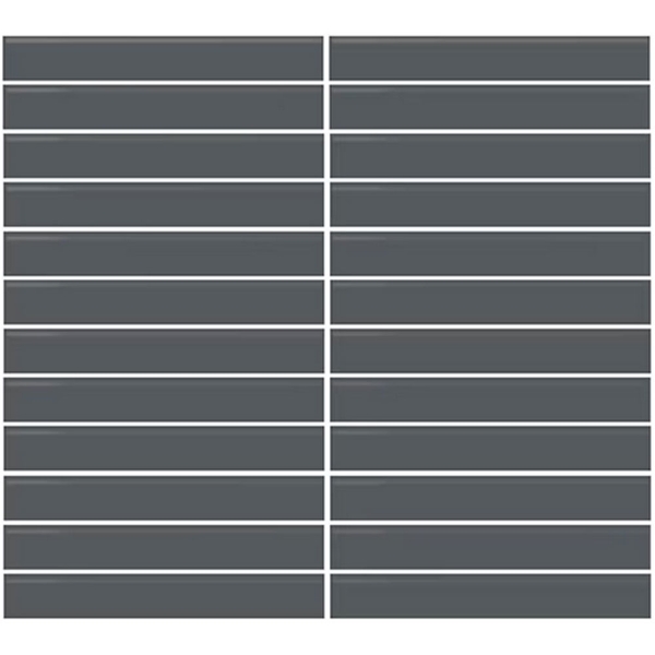 Picture of Daltile - Color Wheel Mosaic Straight Joint 1 x 6 Chalkboard