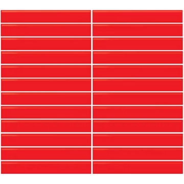 Picture of Daltile - Color Wheel Mosaic Straight Joint 1 x 6 Currant