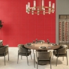 Picture of Daltile - Color Wheel Mosaic Straight Joint 1 x 6 Currant