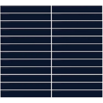 Picture of Daltile - Color Wheel Mosaic Straight Joint 1 x 6 Navy