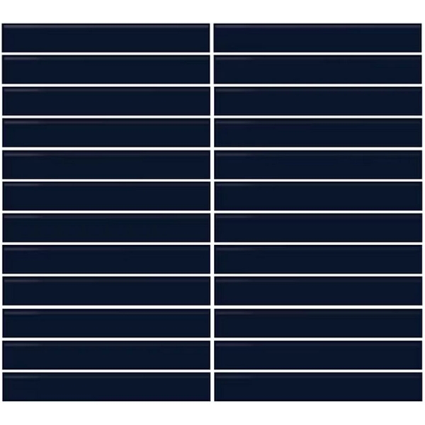 Picture of Daltile - Color Wheel Mosaic Straight Joint 1 x 6 Navy