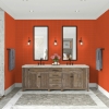 Picture of Daltile - Color Wheel Mosaic Straight Joint 1 x 6 Orange Burst