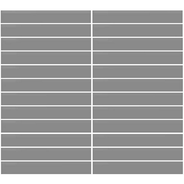 Picture of Daltile - Color Wheel Mosaic Straight Joint 1 x 6 Suede Gray