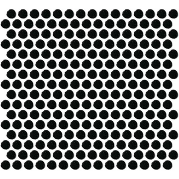 Picture of Daltile - Color Wheel Mosaic Penny Round Black