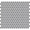 Picture of Daltile - Color Wheel Mosaic Penny Round Matte Suede Gray