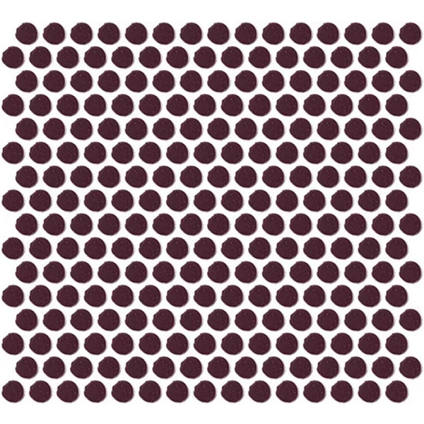 Picture of Daltile - Color Wheel Mosaic Penny Round Plum Crazy