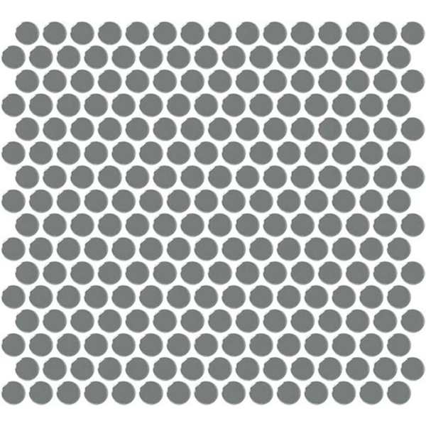 Picture of Daltile - Color Wheel Mosaic Penny Round Suede Gray