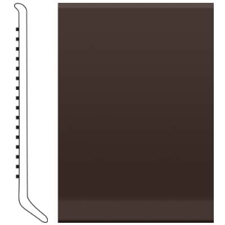 Picture of Roppe - Pinnacle Rubber Wall Base 4 (Cove Base) Brown