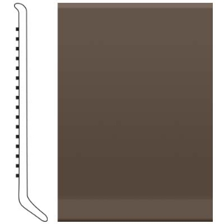 Picture of Roppe - Pinnacle Rubber Wall Base 6 (Cove Base) Light Brown