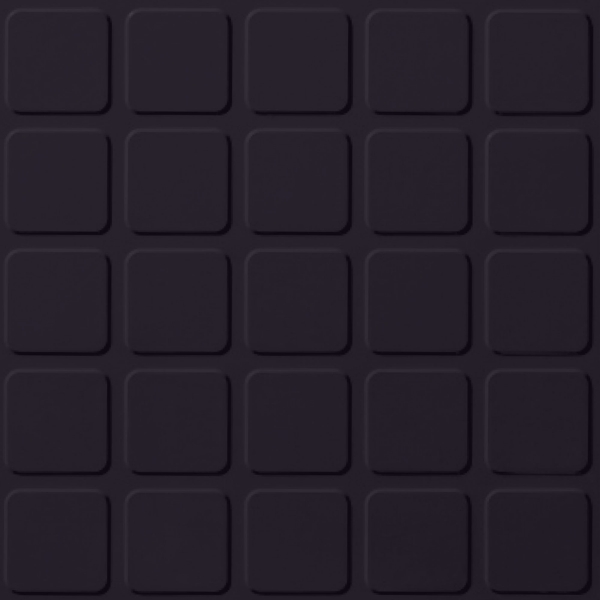 Picture of Roppe - Raised Design - Raised Square Design Black