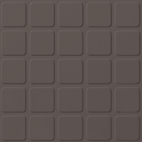 Picture of Roppe - Raised Design - Raised Square Design Burnt Umber